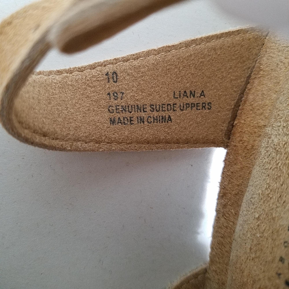 Project Cloud Lian Genuine Leather Memory Foam Sandals Size 10 - Picture 10 of 10